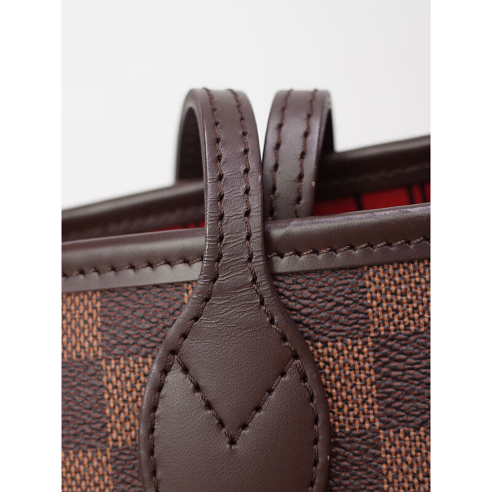Louis Vuitton Damier Ebene Brown Neverfull Tote Bag - Picture 4 of 8
